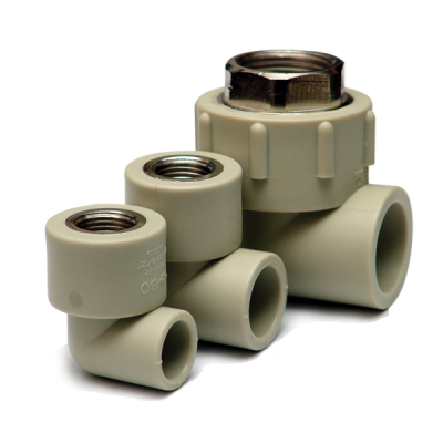 Nối góc 90 độ ren trong PPR Sino