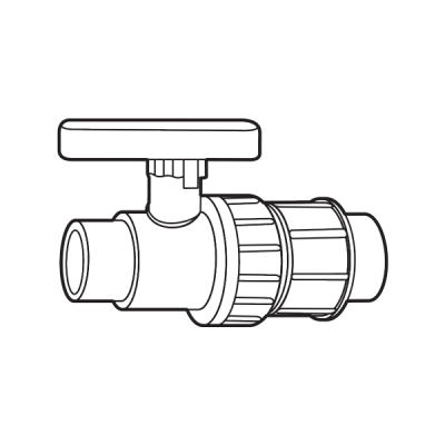 Van 1 đầu ren trong HDPE Sino