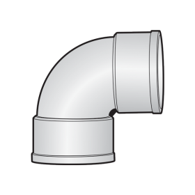 Nối góc 91.5 độ uPVC Sino