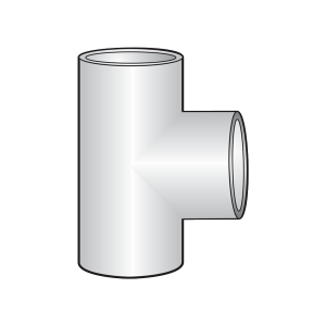 Tê 90 độ loại phổ thông PVC Sino