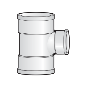 Tê 91.5 độ uPVC Sino