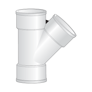 Y đều 45 độ phổ thông uPVC Sino