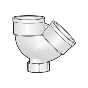 Cút cong có cửa kiểm tra và lỗ treo giữ cút uPVC Sino