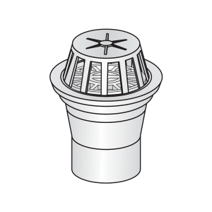 Phễu thu nước sân thượng ( Đầu chụp ống thoát hơi )