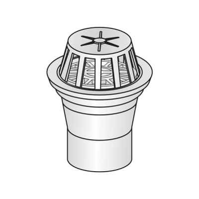 Phễu thu nước sân thượng ( Đầu chụp ống thoát hơi )