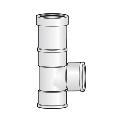 Tê có đốt co giãn uPVC Sino