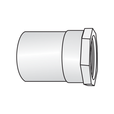 Nối thẳng ren trong đồng uPVC Sino