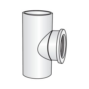 Tê 90 độ ren trong đồng uPVC Sino