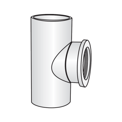 Tê 90 độ ren trong đồng uPVC Sino