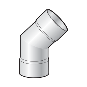 Nối góc hàn 45 độ PVC Sino