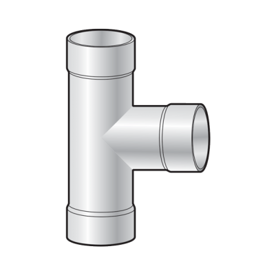 Tê hàn 90 độ uPVC Sino