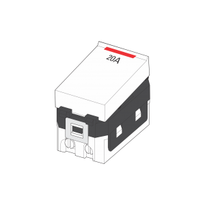 Công tắc 2 cực 20A có đèn báo S18HMD20/NS