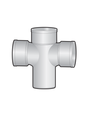 Thập thu 91.5 một đầu nối trong uPVC Sino