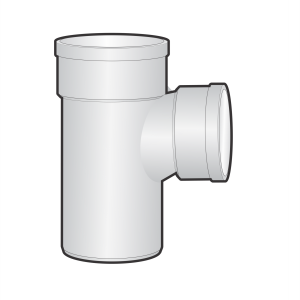 Tê 90 một đầu nối trong upvc sino