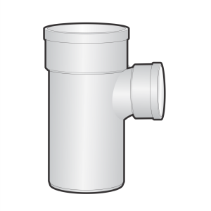 Tê thu 90 một đầu nối trong uPVC Sino