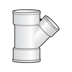 Y Thu 45 Độ PVC Sino