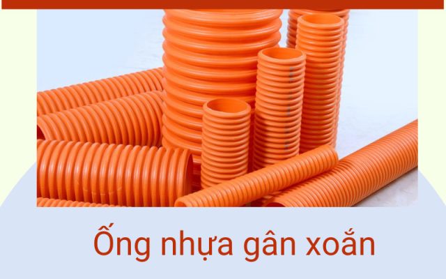Ống nhựa gân xoắn